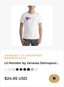 Lil Monster Mini Logo Men's T-Shirt