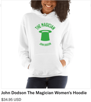 JOHN DODSON THE MAGICIAN WOMEN'S HOODIE