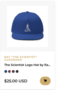 THE SCIENTIST LOGO HAT BY RAY CUADRADO