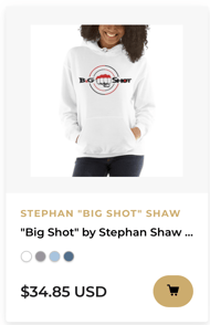 Big Shot By Stephan Shaw Women's Hoodies Clear Logoi