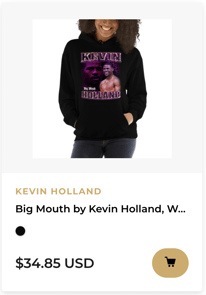 BIG MOUTH BY KEVIN HOLLAND, WOMEN'S HOODIE
