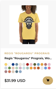 REGIS "ROUGAROU" PROGRAIS, WOMEN'S T-SHIRT