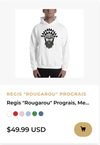 REGIS "ROUGAROU" PROGRAIS, MEN'S HOODIE